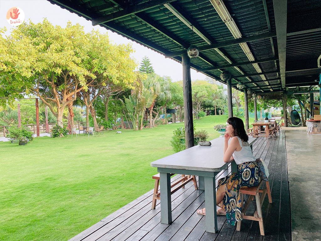 新竹竹北]福樂休閒漁村（附菜單）。烏魚子特色料理。中式料理。綠地草皮。巨豬出沒。近新月沙灣。親子景觀餐廳- Drama抓媽日常